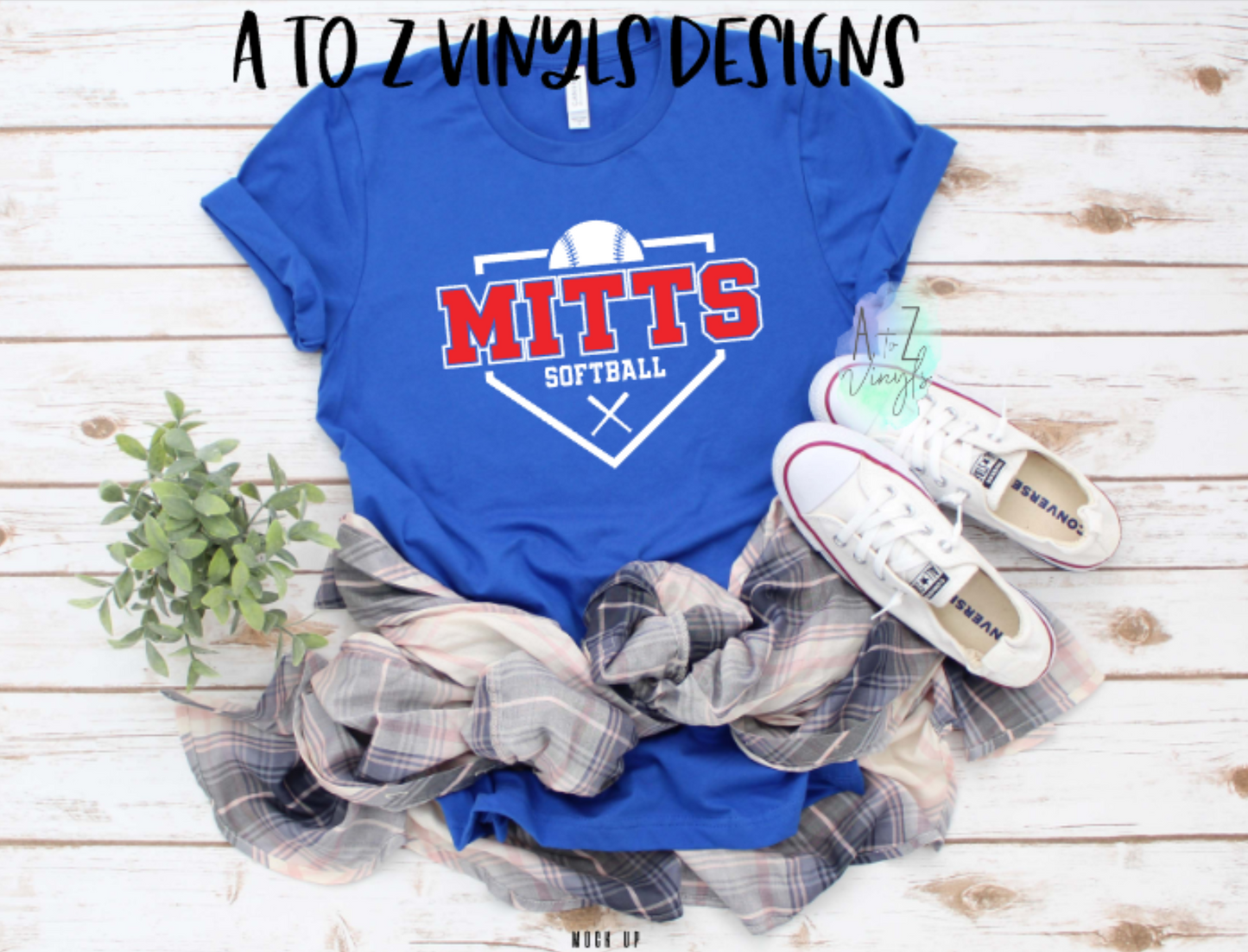 Adult Unisex royal Blue - Mitts Softball