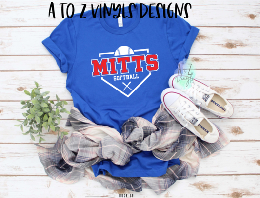 Adult Unisex royal Blue - Mitts Softball