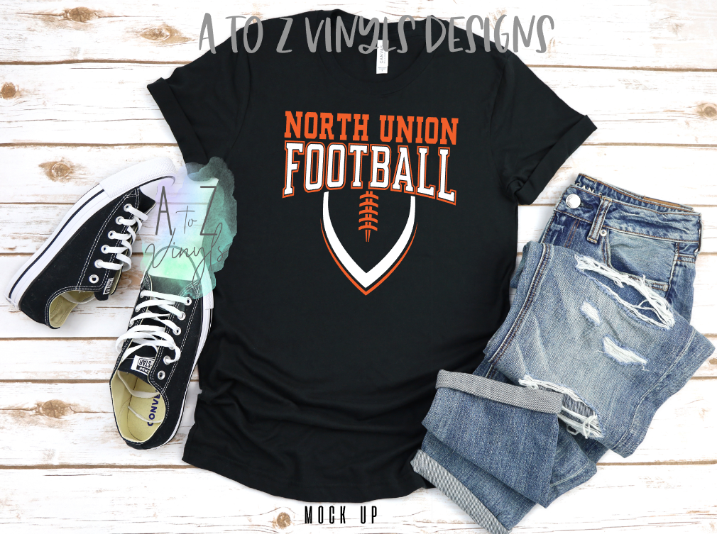Adult Unisex black - North Union Football