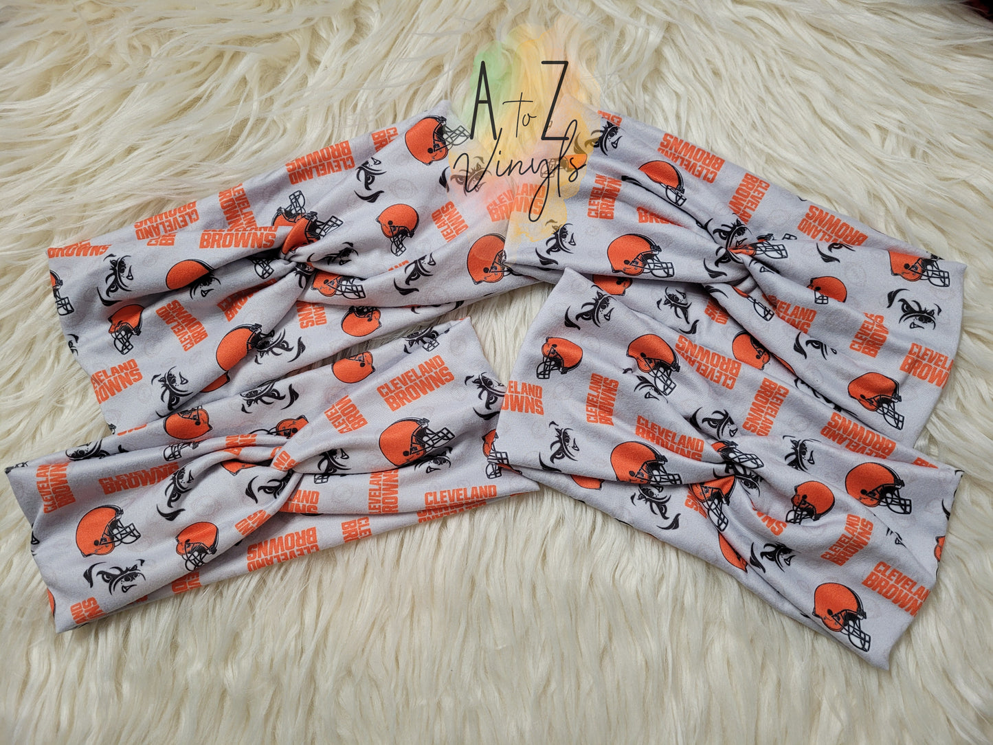 Adult Topknot Headbands- browns