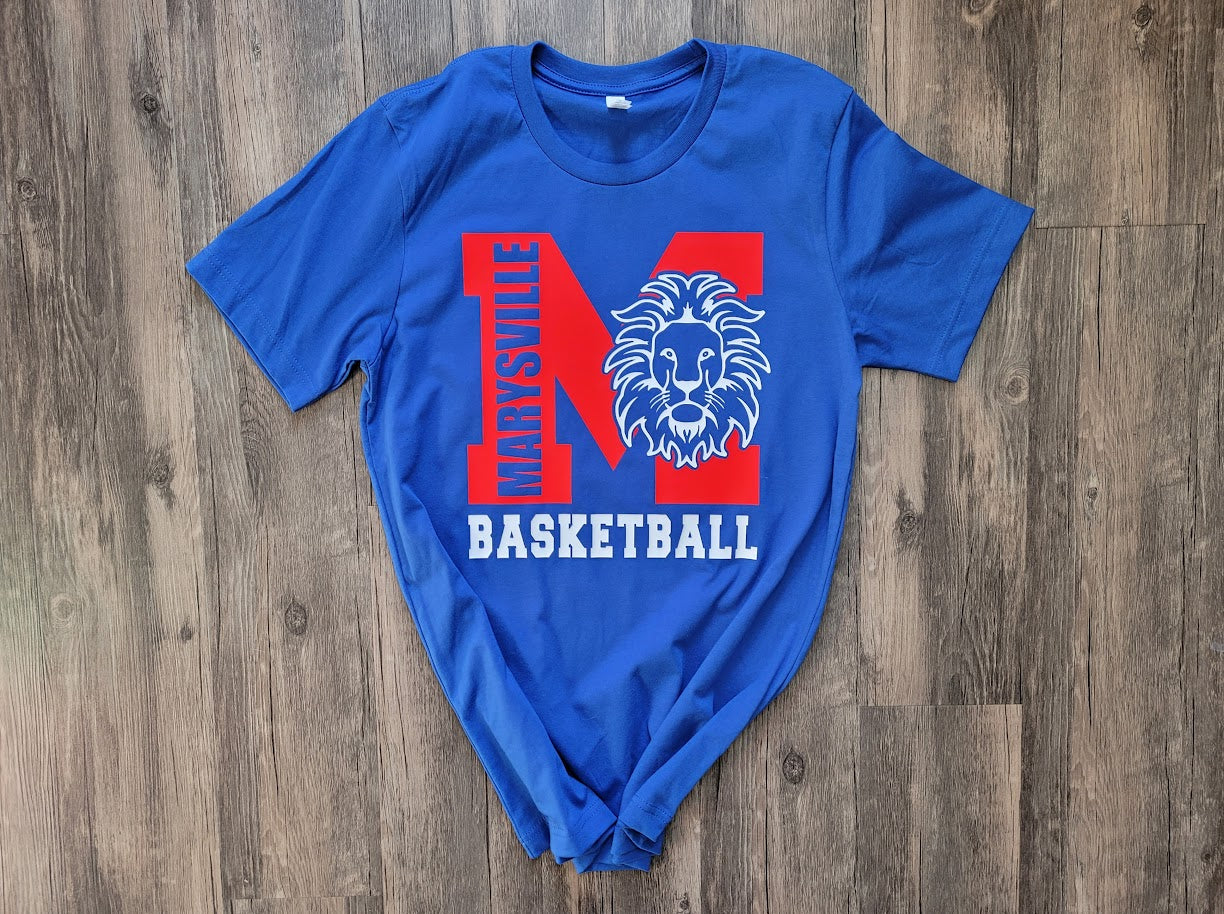 Adult Unisex Royal- Marysville Basketball