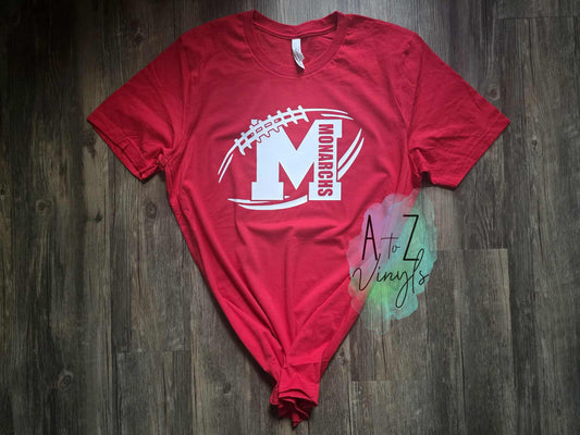 Adult Unisex red - Monarchs M football