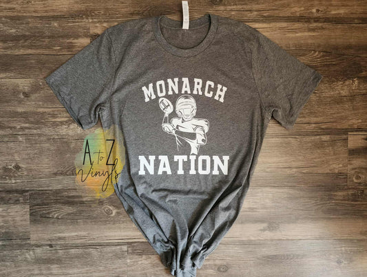 Adult Unisex Grey- Monarch Nation