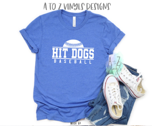 Adult Unisex Htr Royal - Hit Dogs softball/baseball