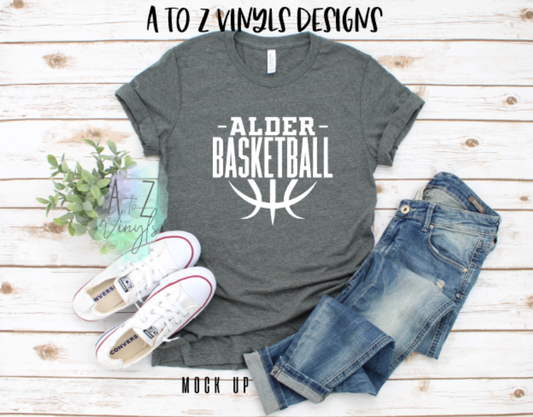 Adult Unisex Grey - Alder Basketball