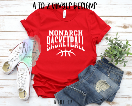 Adult Unisex Red- Monarch Basketball