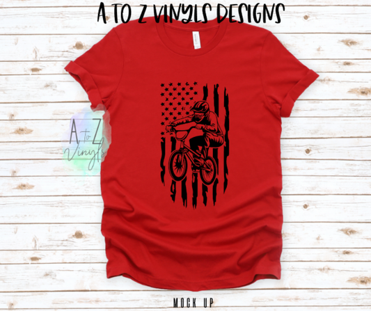 Adult Unisex Red- BMX Flag