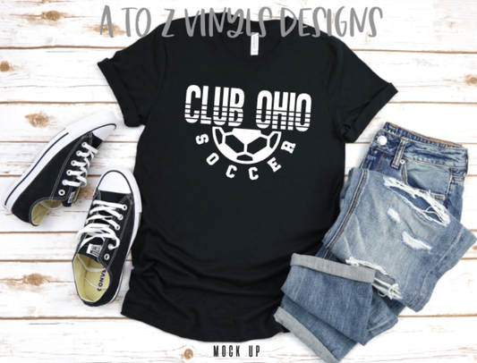 Adult Unisex Black- Club Ohio soccer