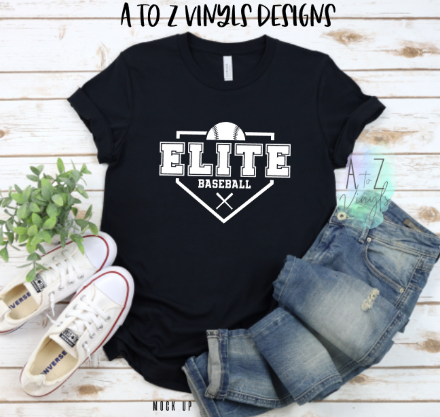 Adult Unisex Black- Elite Baseball