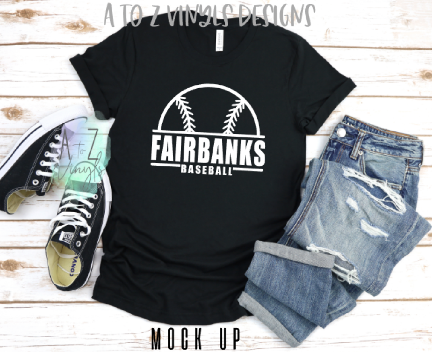 Adult Unisex Black - Fairbanks Baseball