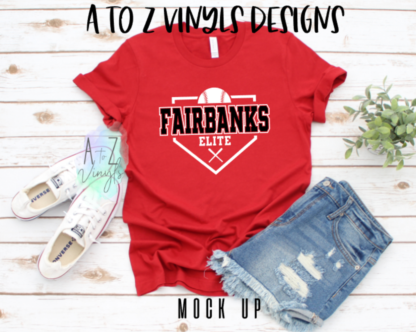 Adult Unisex Red- Fairbanks ELITE baseball