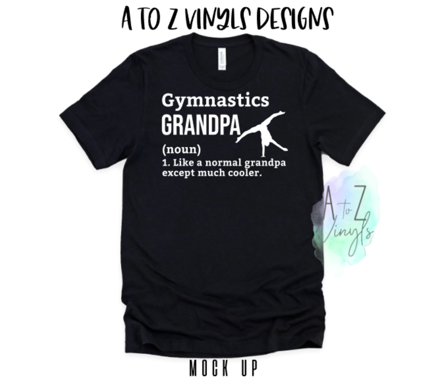 Adult Unisex Black- Gymnastics Grandpa