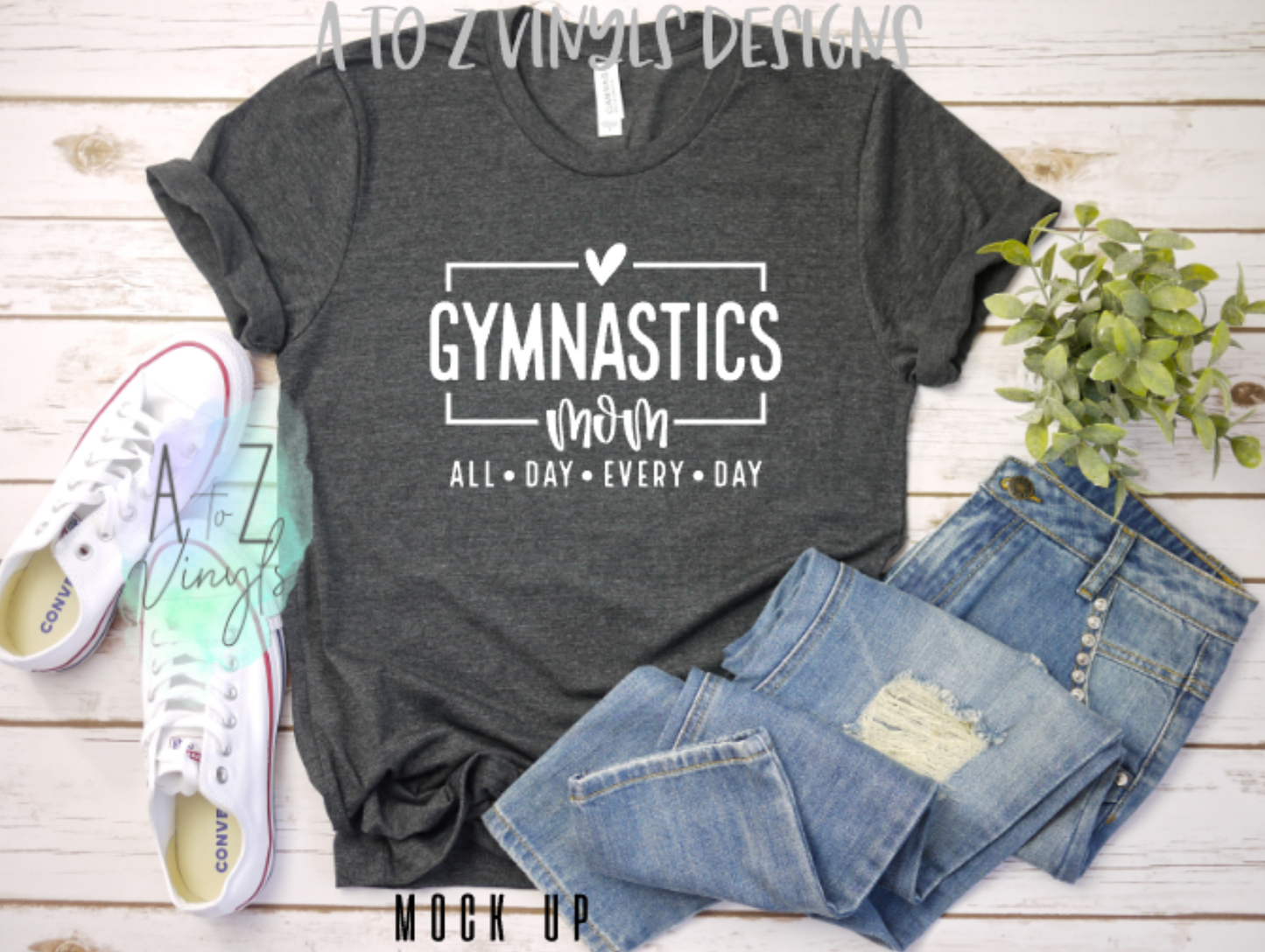 Adult Unisex dark Grey- Gymnastics Mom