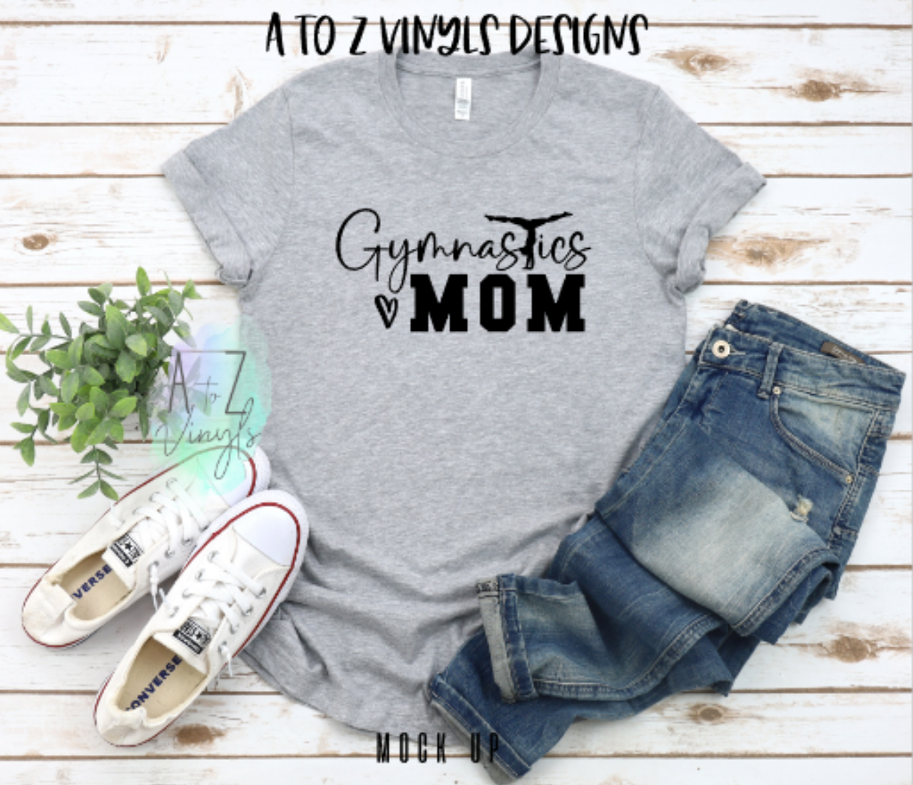 Adult Unisex Light grey- Gymnastics Mom