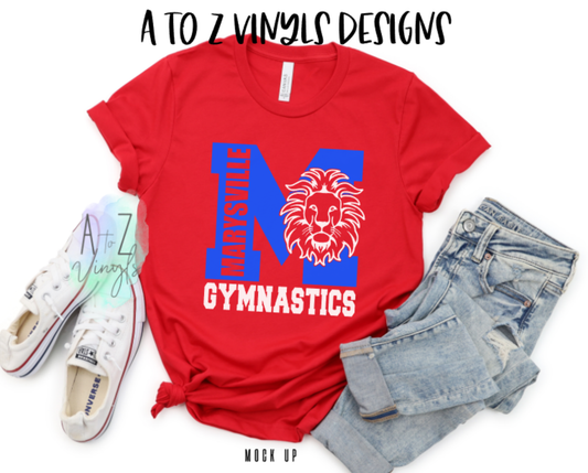 Adult Unisex Red- Marysville Gymnastics