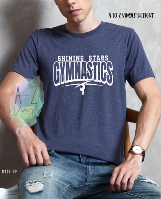 Adult Unisex Heather Navy- Shining Stars Gymnastics