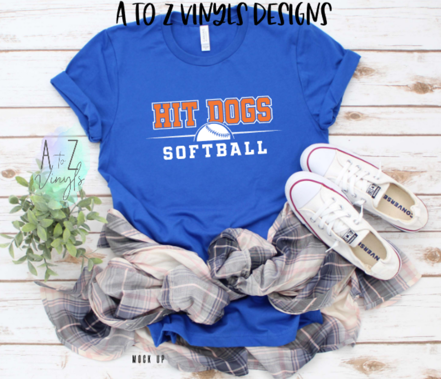 Adult Unisex Royal Blue- Hit Dogs Softball