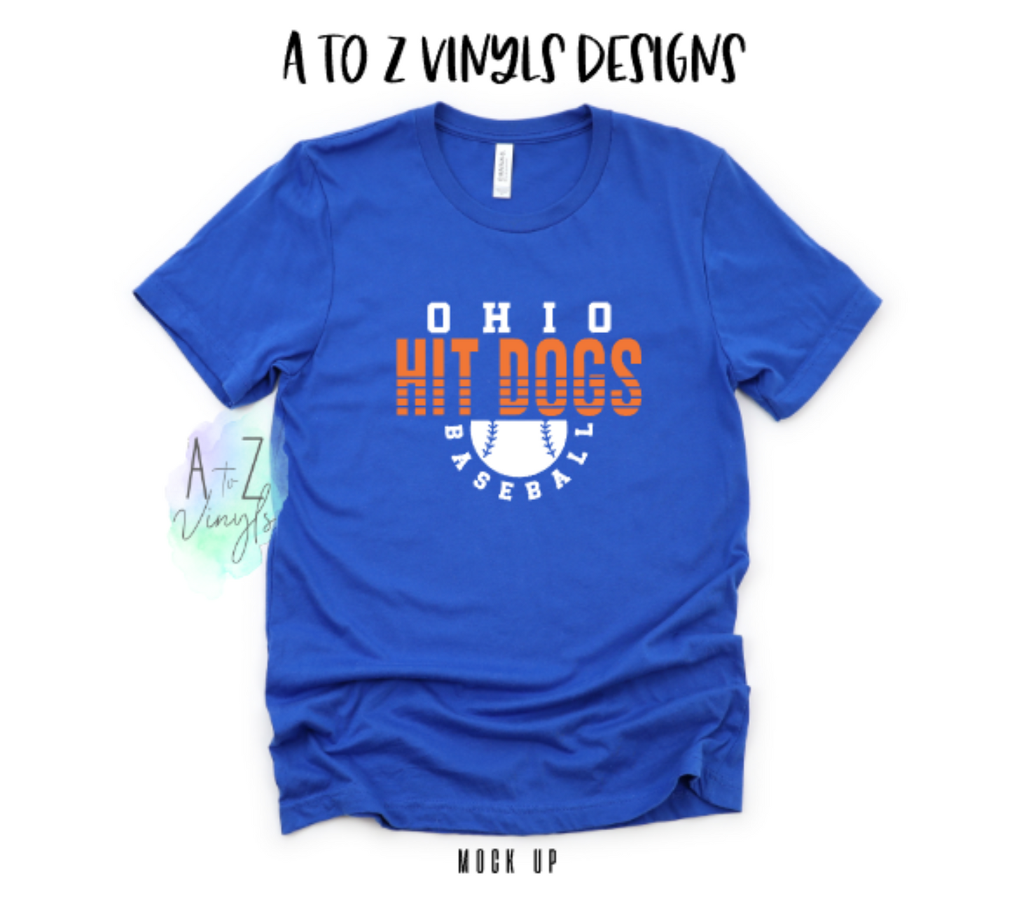 Adult Unisex Royal Blue- Ohio Hit Dogs softball/baseball