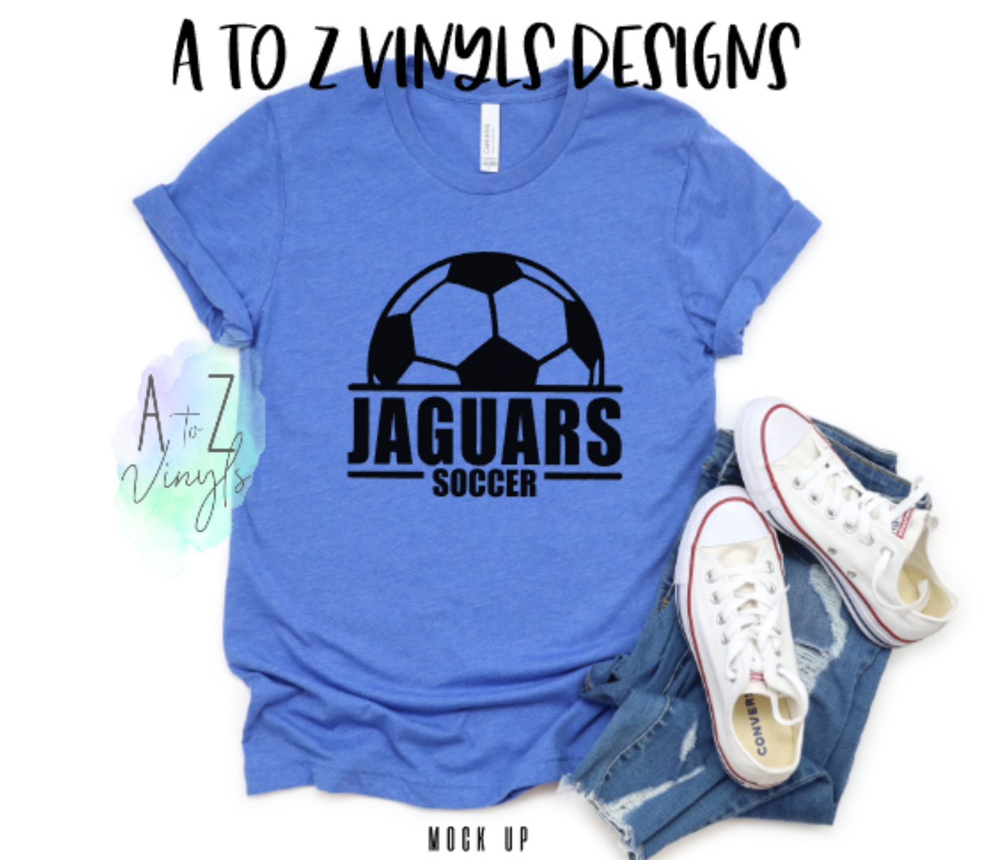 Adult Unisex Heather Royal- Jaguars Soccer