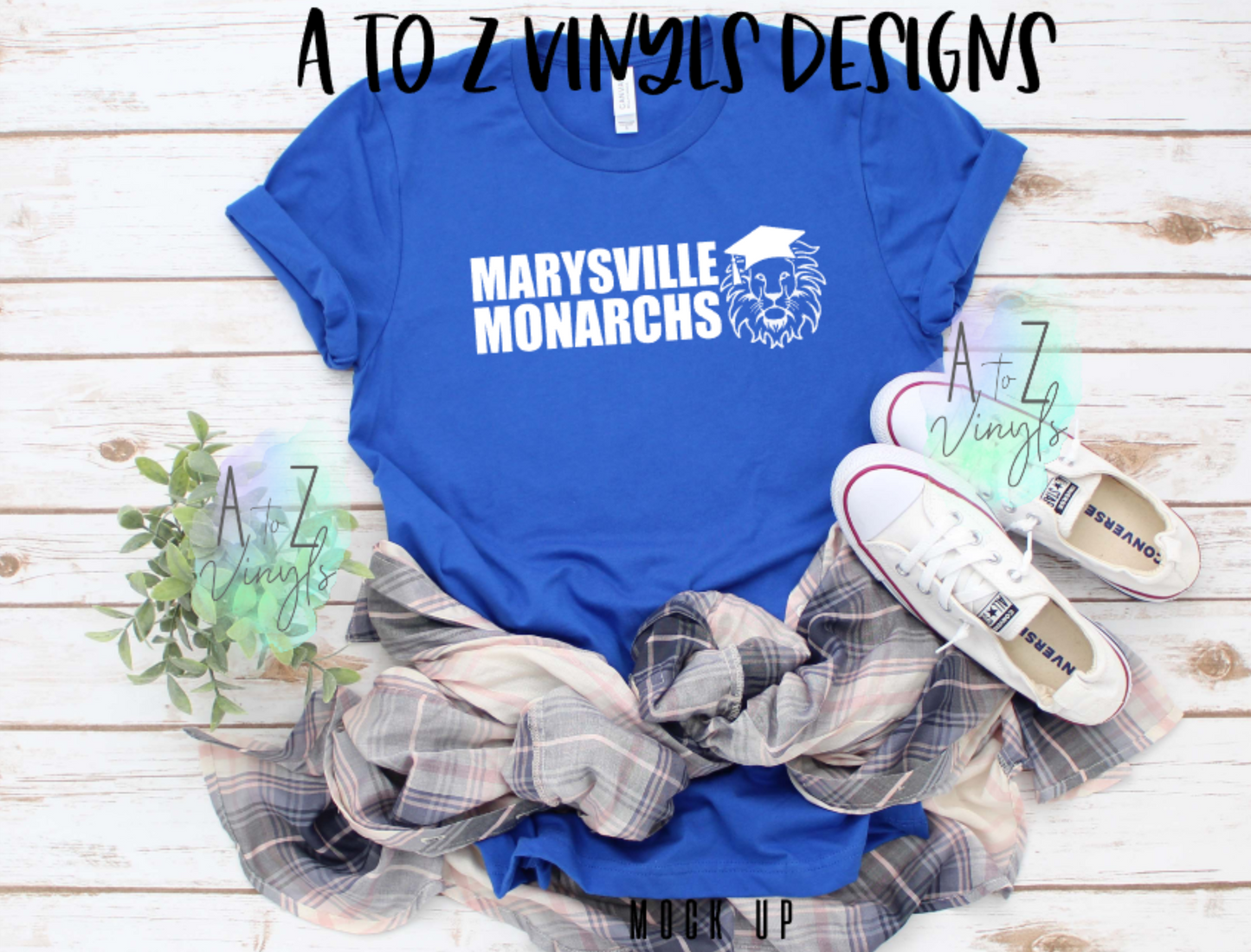 Adult Unisex Royal- Marysville Monarchs Grad