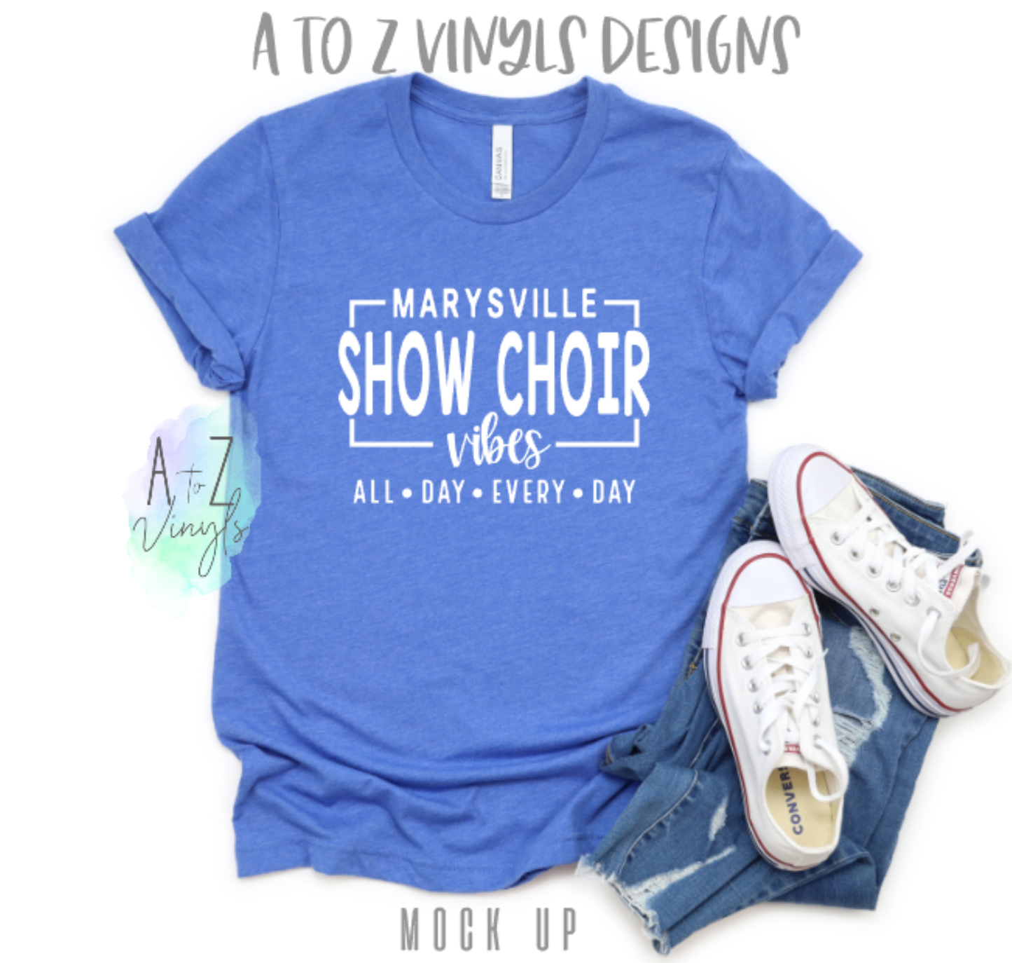 Adult Unisex Heather Royal- Marysville Show Choir