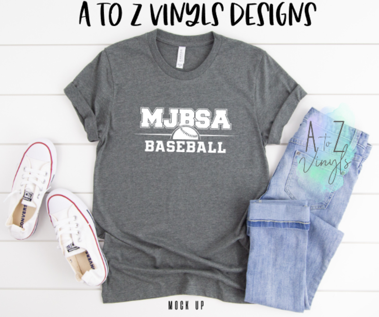 Adult Unisex Grey- MJBSA Baseball