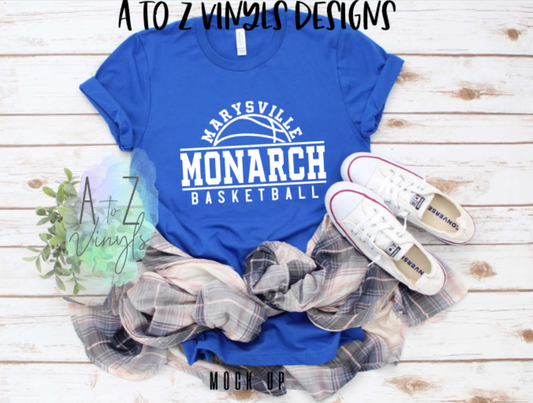 Adult Unisex Royal- Marysville Monarch Basketball