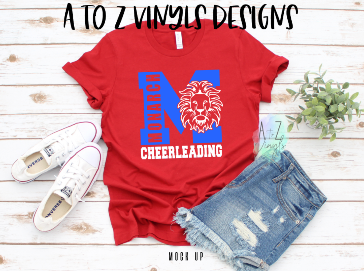 Adult Unisex red - Monarch Cheerleading