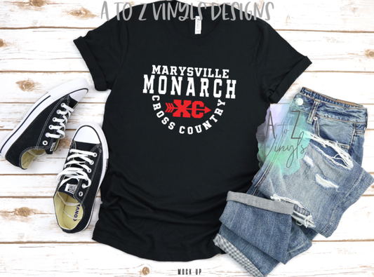 Adult Unisex Black- Marysville Monarch Cross Country