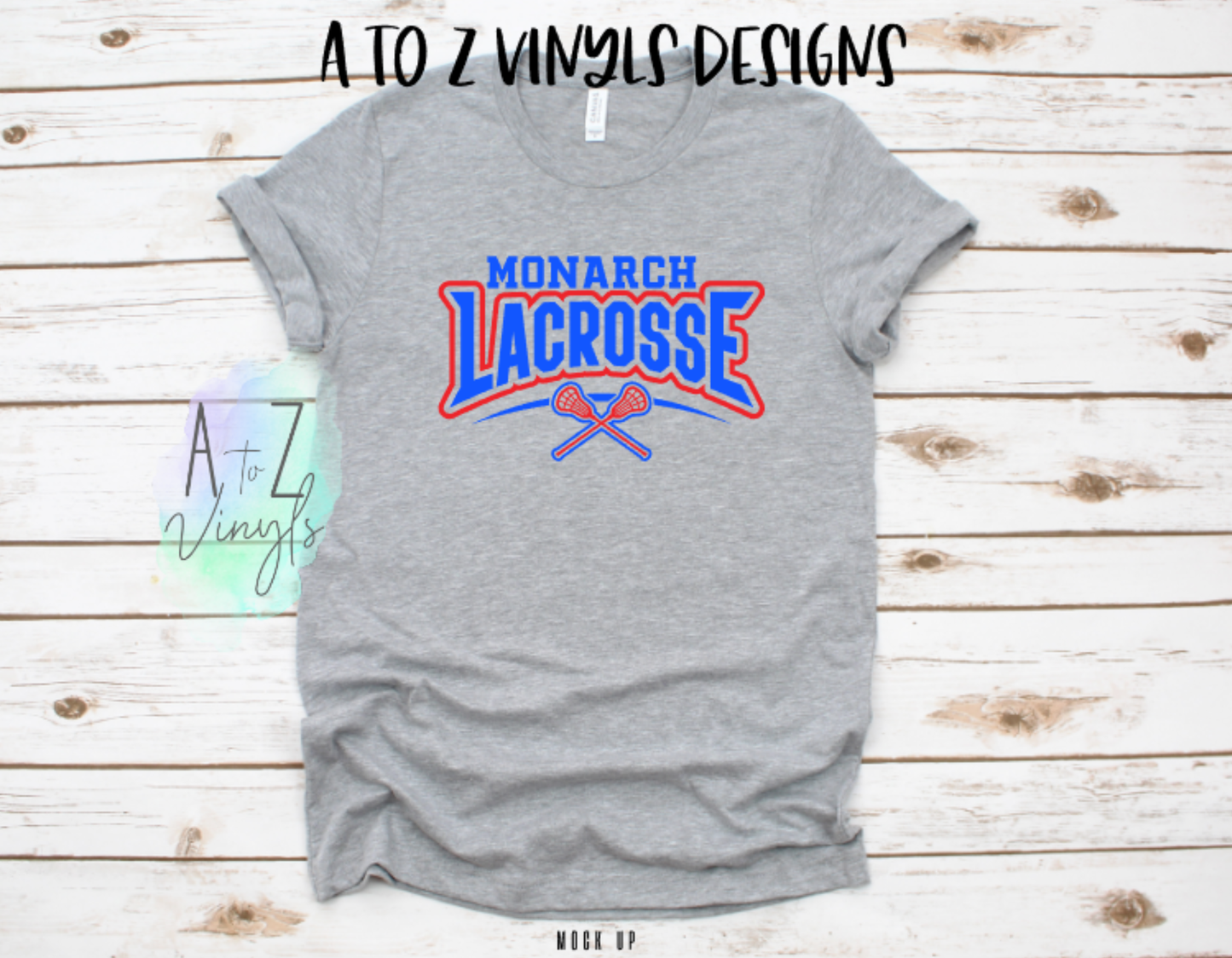 Adult Unisex Light Grey- Monarch Lacrosse