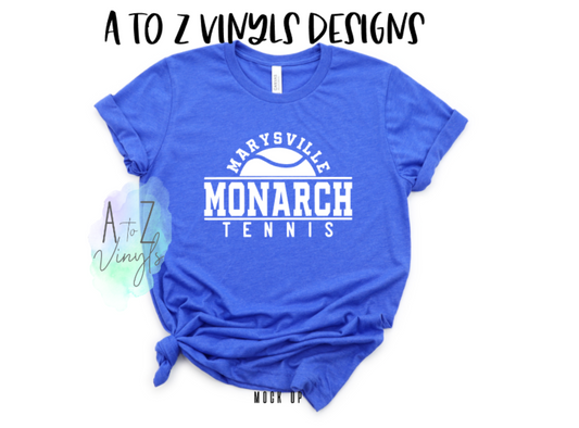 Adult Unisex Heather royal- Marysville Monarch Tennis