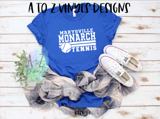 Adult Unisex Royal blue- Marysville Monarch Tennis