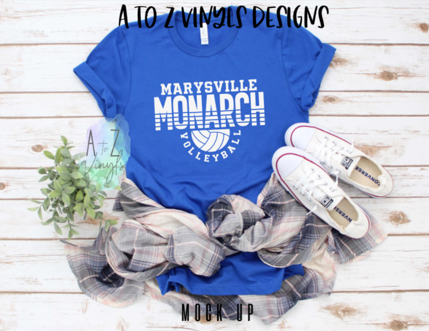 Adult Unisex Royal- Marysville Monarch Volleyball