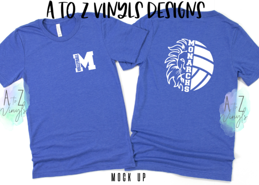 Adult Unisex - Monarchs Volleyball