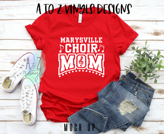 Adult Unisex red- Marysville Choir Mom