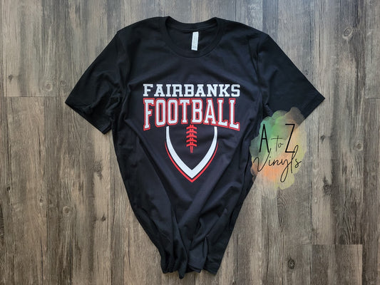 Adult Unisex Black- Fairbanks Football