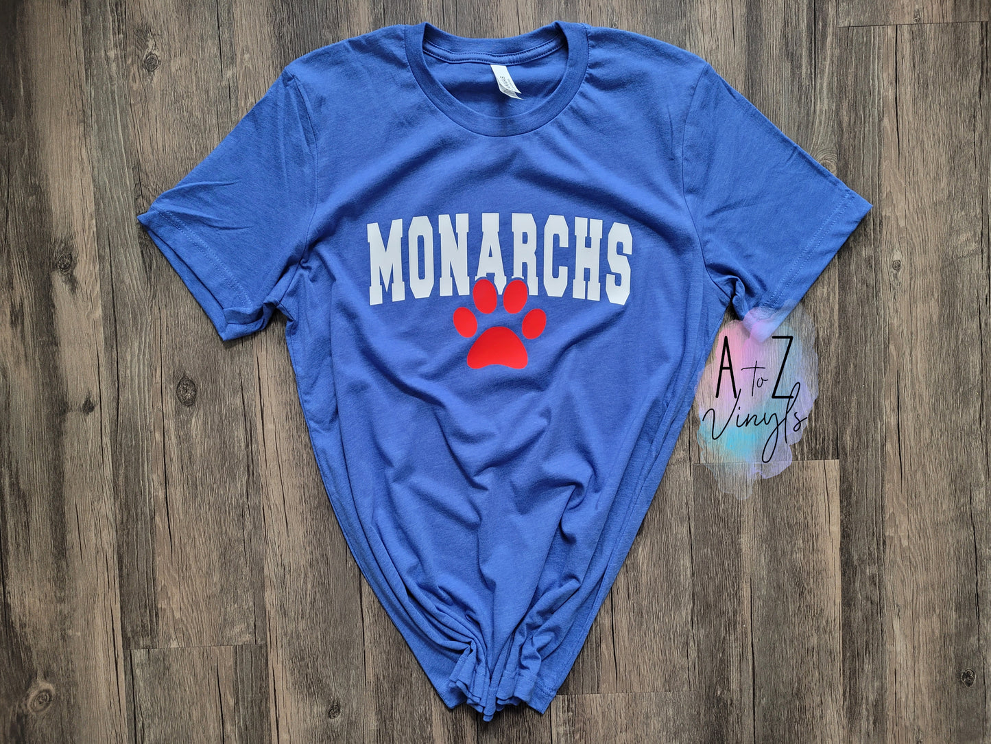 Adult Unisex Heather royal- Monarchs paw