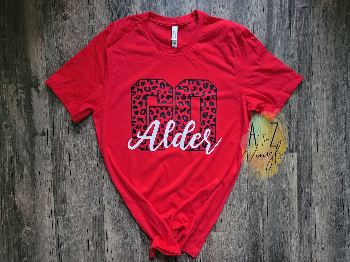 Adult Unisex Red- Go Alder