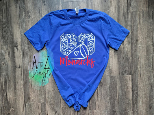 Adult Unisex Royal- Go Monarchs Cheer