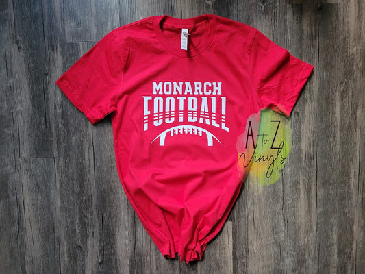 Adult Unisex Red- Monarch Football