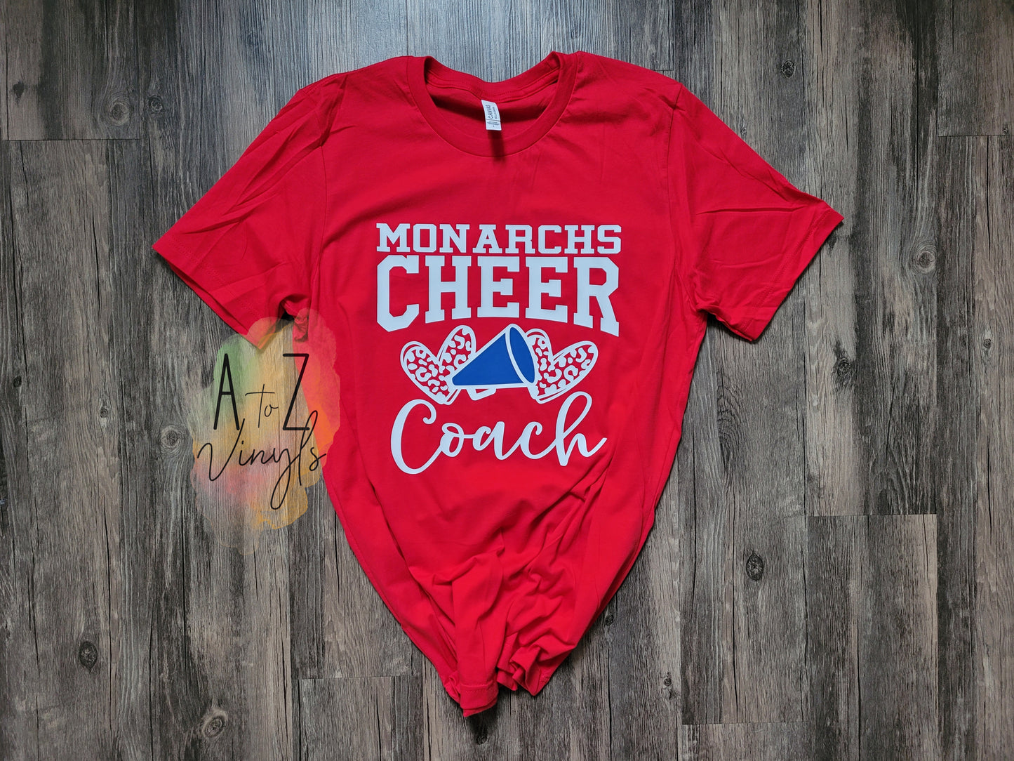 Adult Unisex Red- Monarchs cheer coach