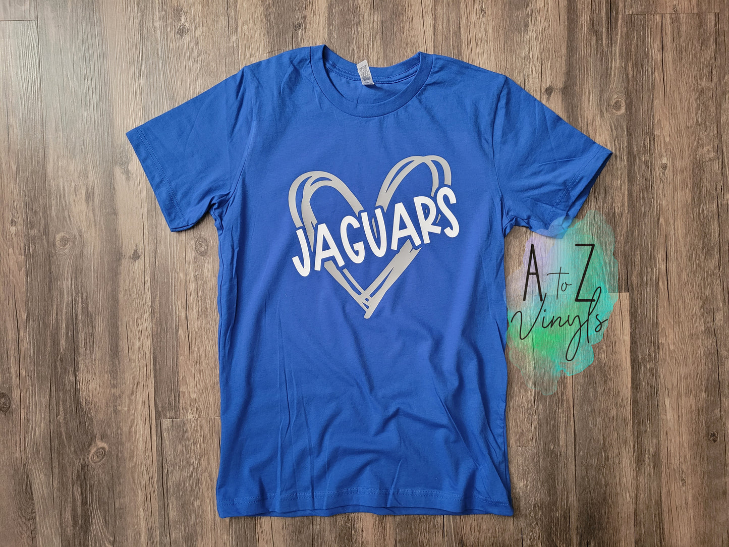 Adult Unisex Royal- Jaguars Heart