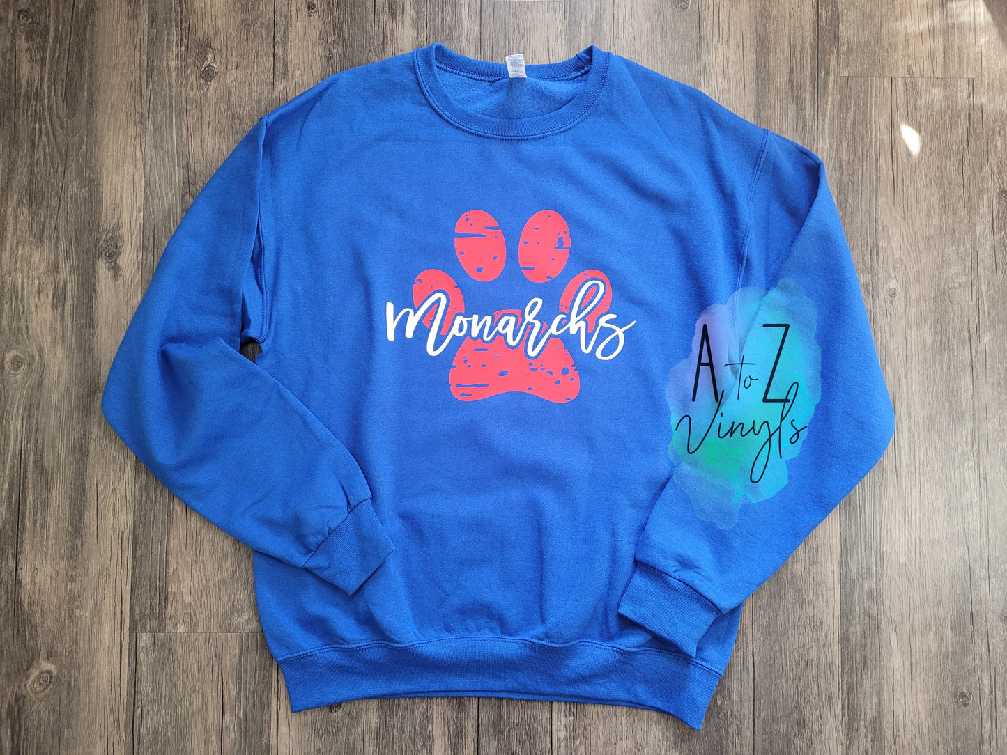 Adult Royal Sweatshirt- Red paw Monarchs