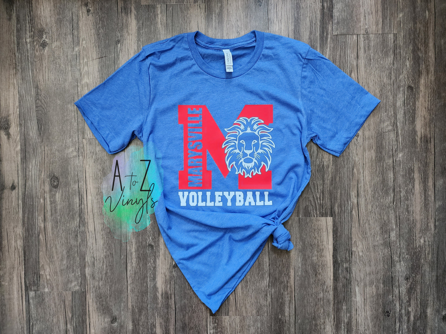 Adult Unisex heather royal - Marysville Volleyball