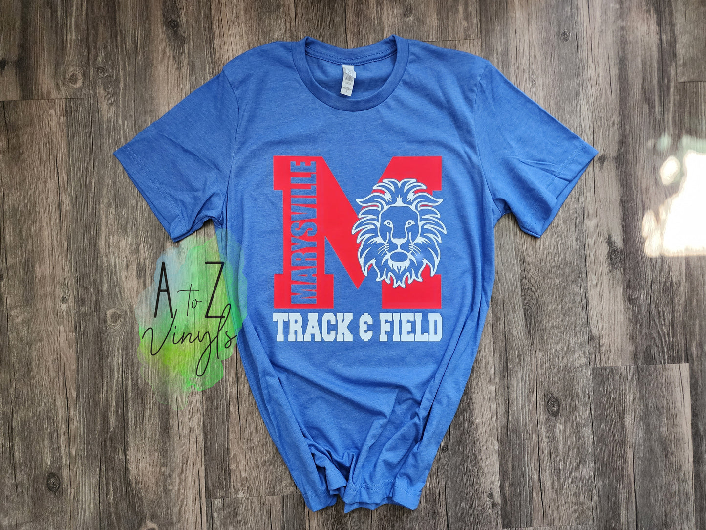 Adult Unisex heather royal- Marysville track & Field