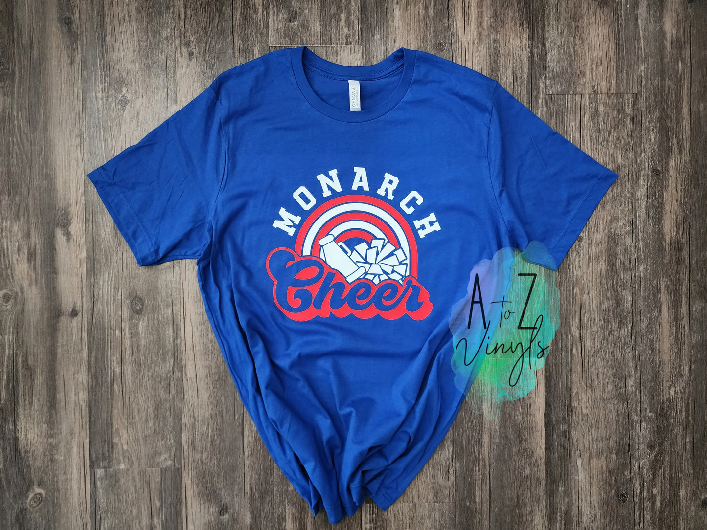 Adult Unisex royal tee- Monarch Cheer