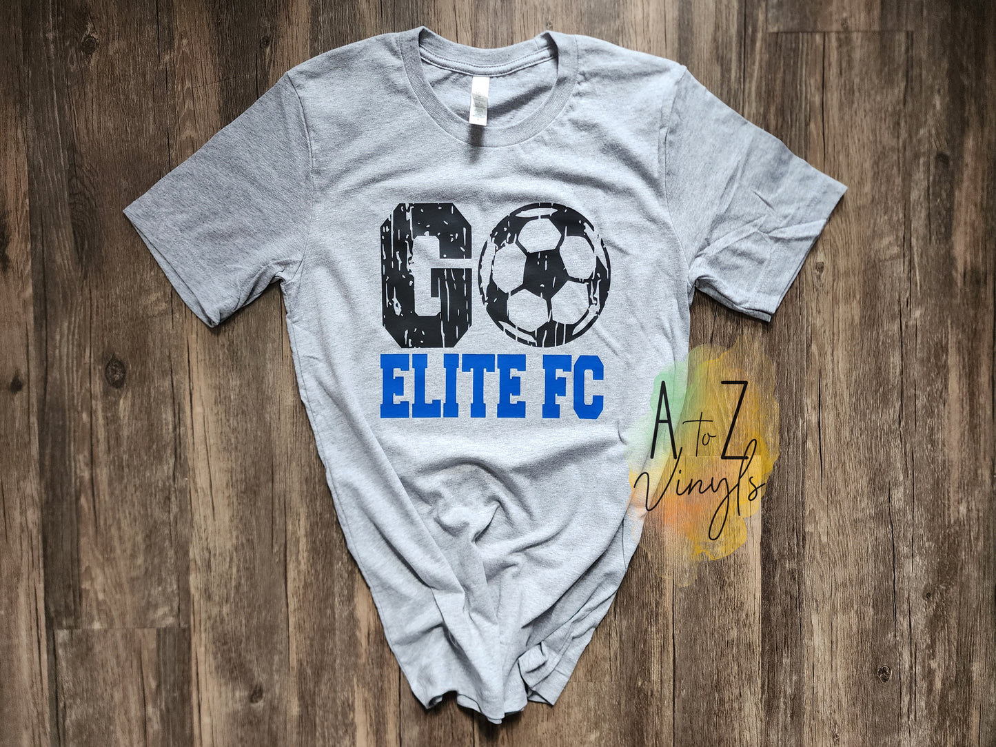 Adult Unisex Light grey tee- Go Elite FC