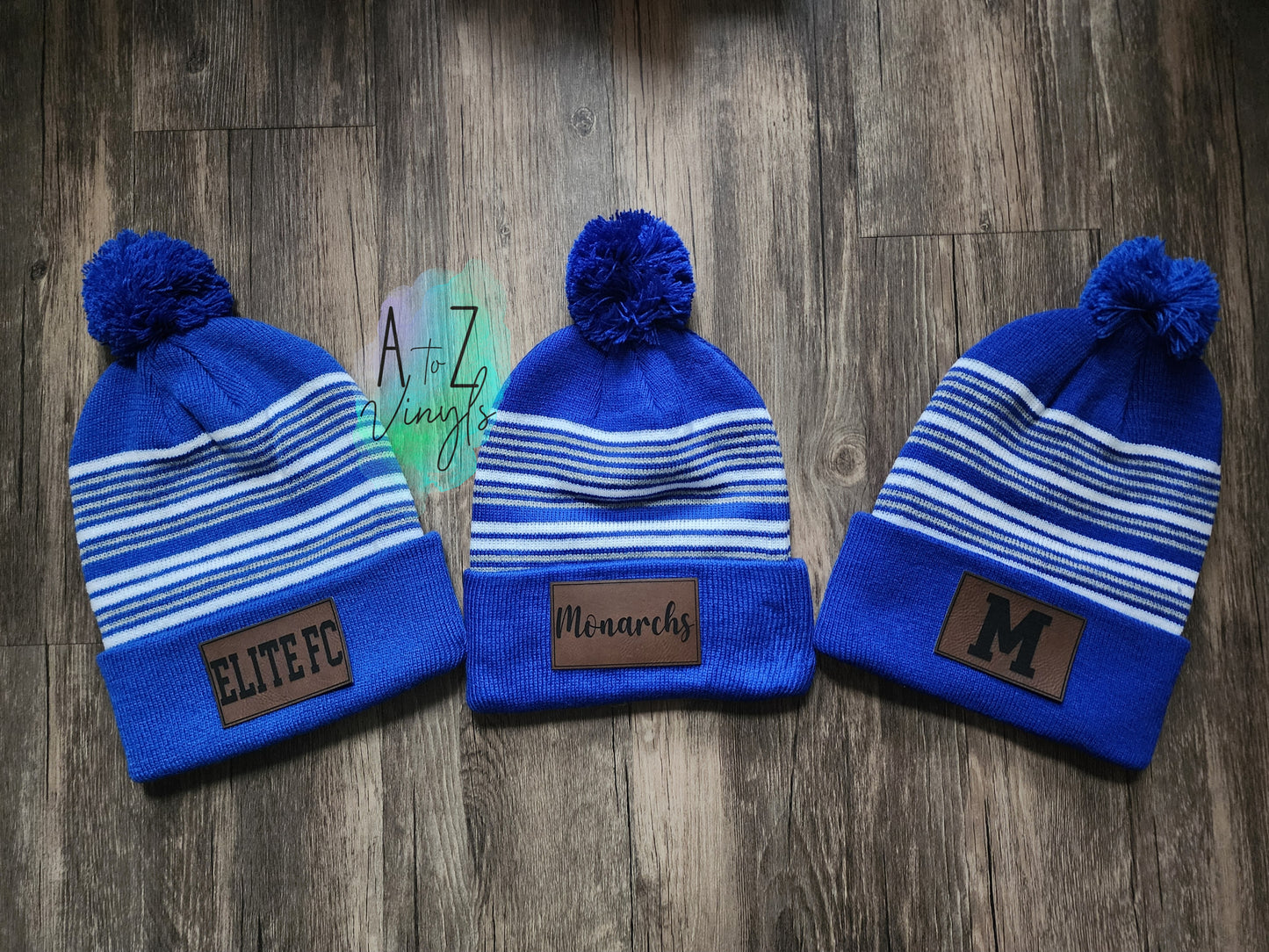 Beanie Striped Royal