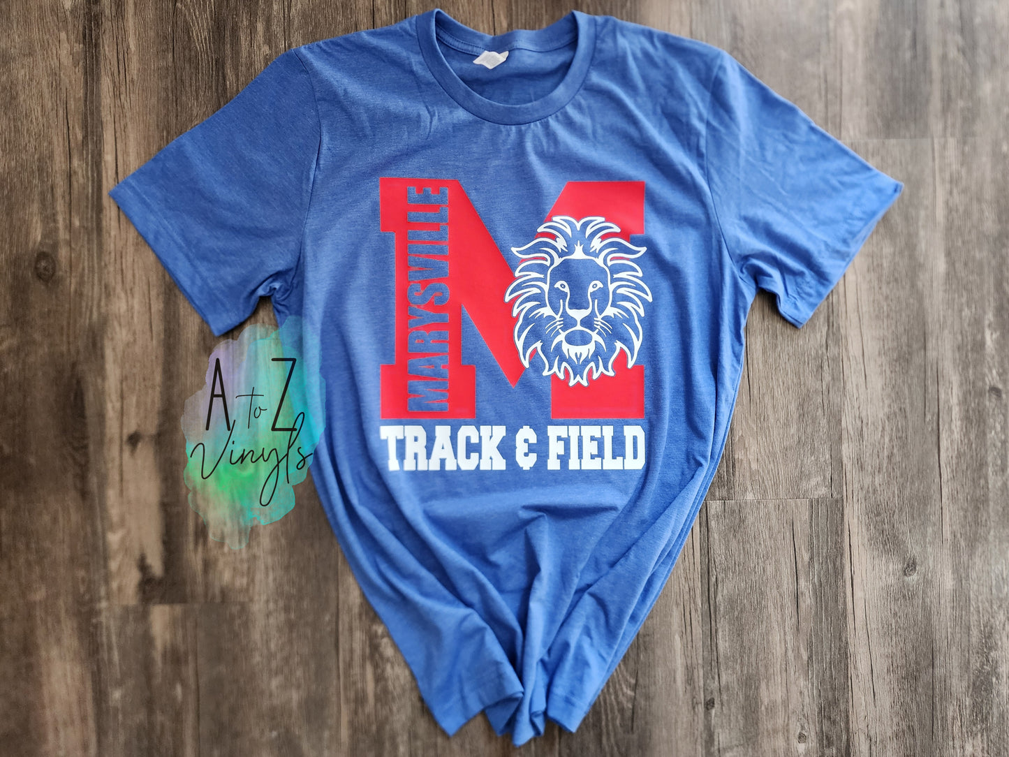 Adult Unisex heather royal- Marysville track & Field