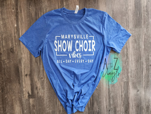 Adult Unisex Heather Royal- Marysville Show Choir